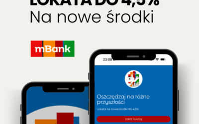 mBank lokata na nowe środki